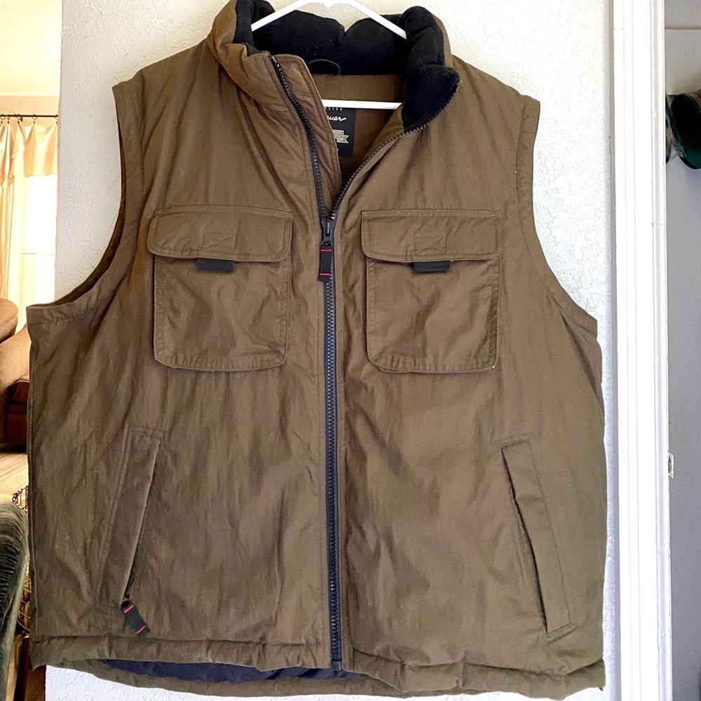 XL Eddie Bauer Olive/Tan Vest